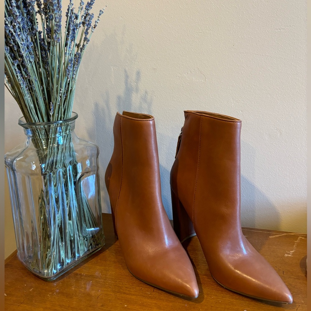 Brown Leather Steve Madden Boots